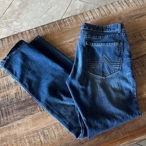 INC Men's Slim Straight Fit Blue Jeans 34x34